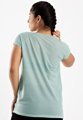 Blusa Feminina De Tela Manga Curta Verde