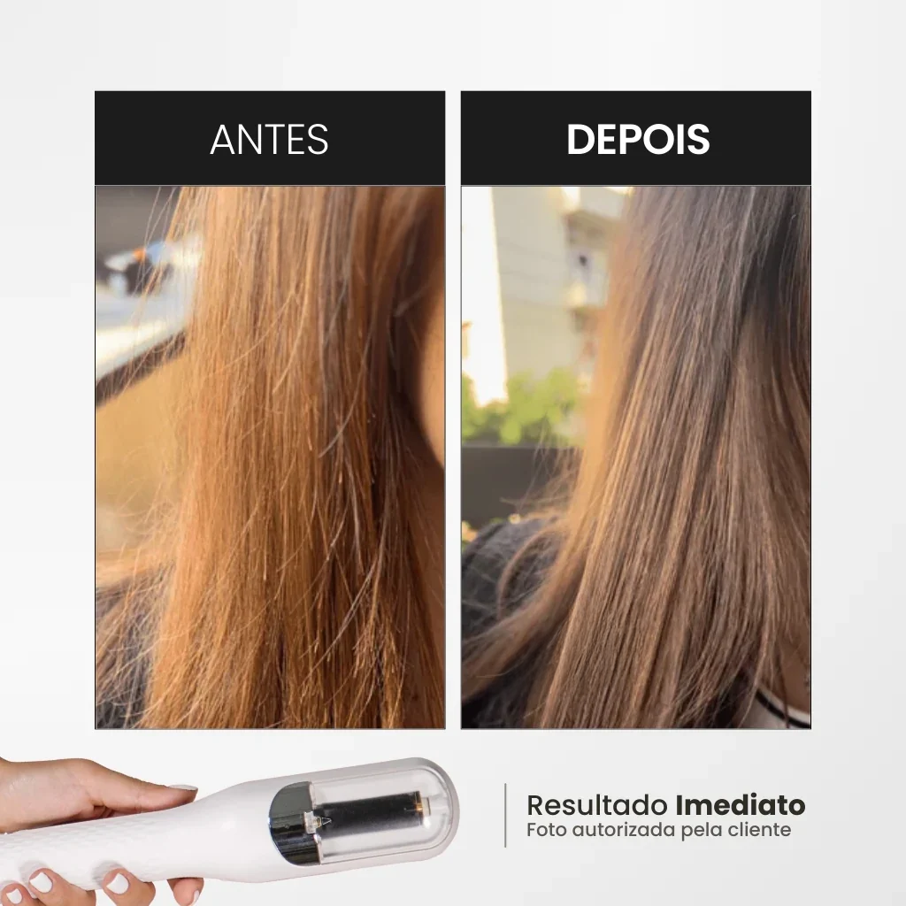 TrimLux Hair - Escova Alemã Aparadora de Pontas Duplas