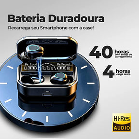 Fone de Ouvido Sem Fio e Bluetooth AlfaPods PRO 5.1 - Versão 2023