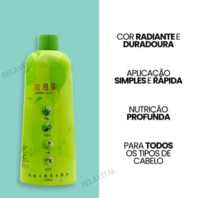 Shampoo Mágico Tintura 3 em 1: Cor Vibrante e Nutrição para seus Fios