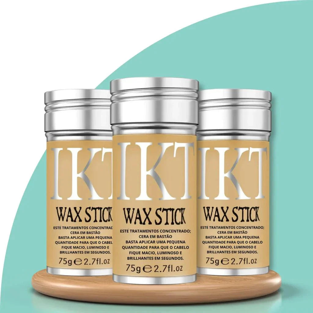 WaxStick: Cera em Bastão Anti-Frizz para Penteados Perfeitos