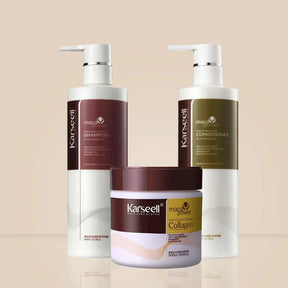 Kit Karseell Completo: Shampoo, Condicionador e Máscara